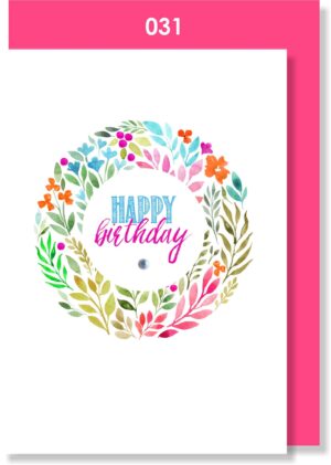 Spring Floral Happy Birthday