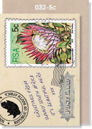 Retro 5c PROTEA 'POSTCARD'
