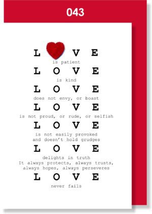 LOVE IS PATIENT