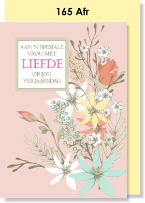 Spesiale Vrou Gelukkige Verjaarsdag