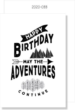 Birthday Adventures MINI CARD