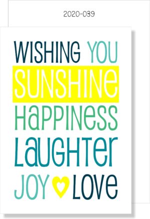 Sunshine MINI CARD
