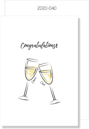 Champers Congrats MINI CARD
