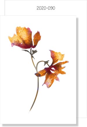 Rusty Floral MINI CARD