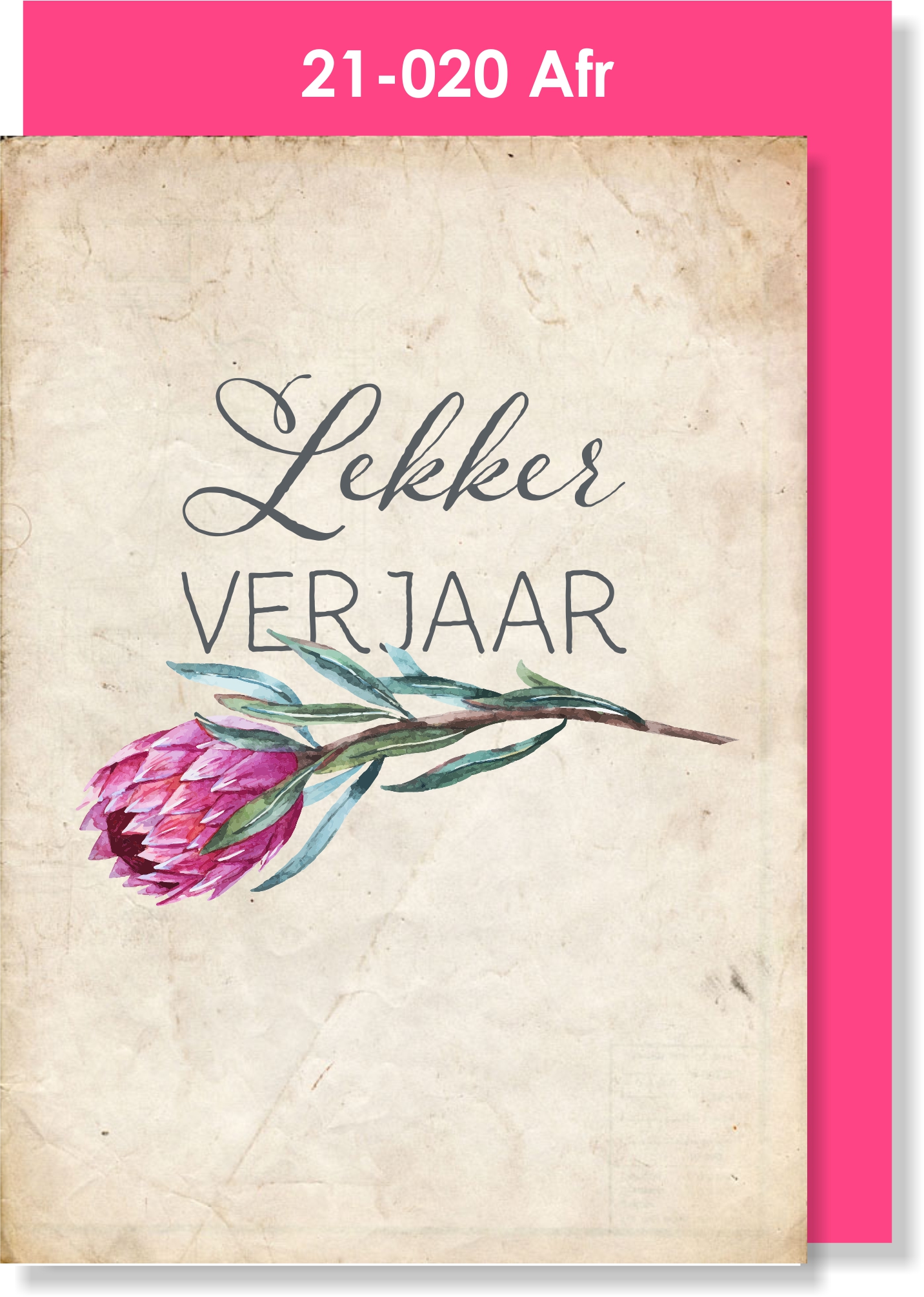Enkel Protea Verjaarsdag