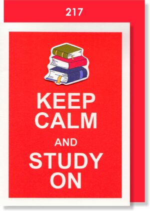 KEEP CALM AND STUDY ON