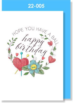 Knitting Have a Ball Birthday