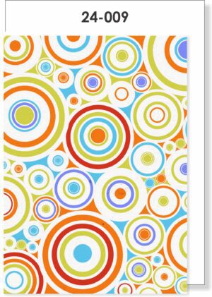 Colourful Circles Blank