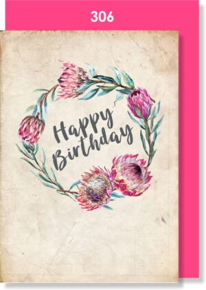 Protea Wreath Birthday