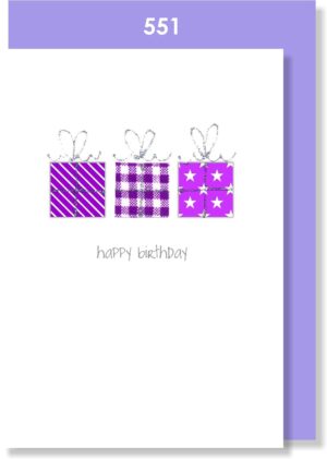 3 BIRTHDAY PRESENTS