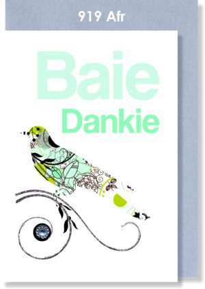 Groen Voeltjie Baie Dankie