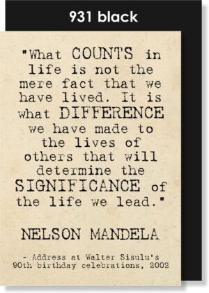 MADIBA QUOTES BLACK