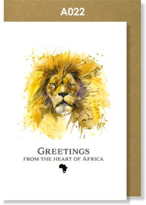 Watercolour Lion