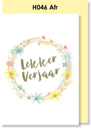 Blommekrans Lekker Verjaar