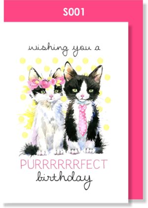Cute Kitties Purrrrfect Birthday