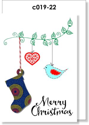 ShweShwe Stocking Christmas Ornament