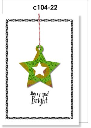 ShweShwe Star Christmas Ornament