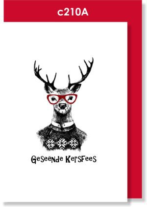 Handmade card, Kersfees kaartjie