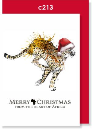 Cheetah African Christmas