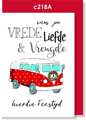 Handmade card, Kersfees kaartjie
