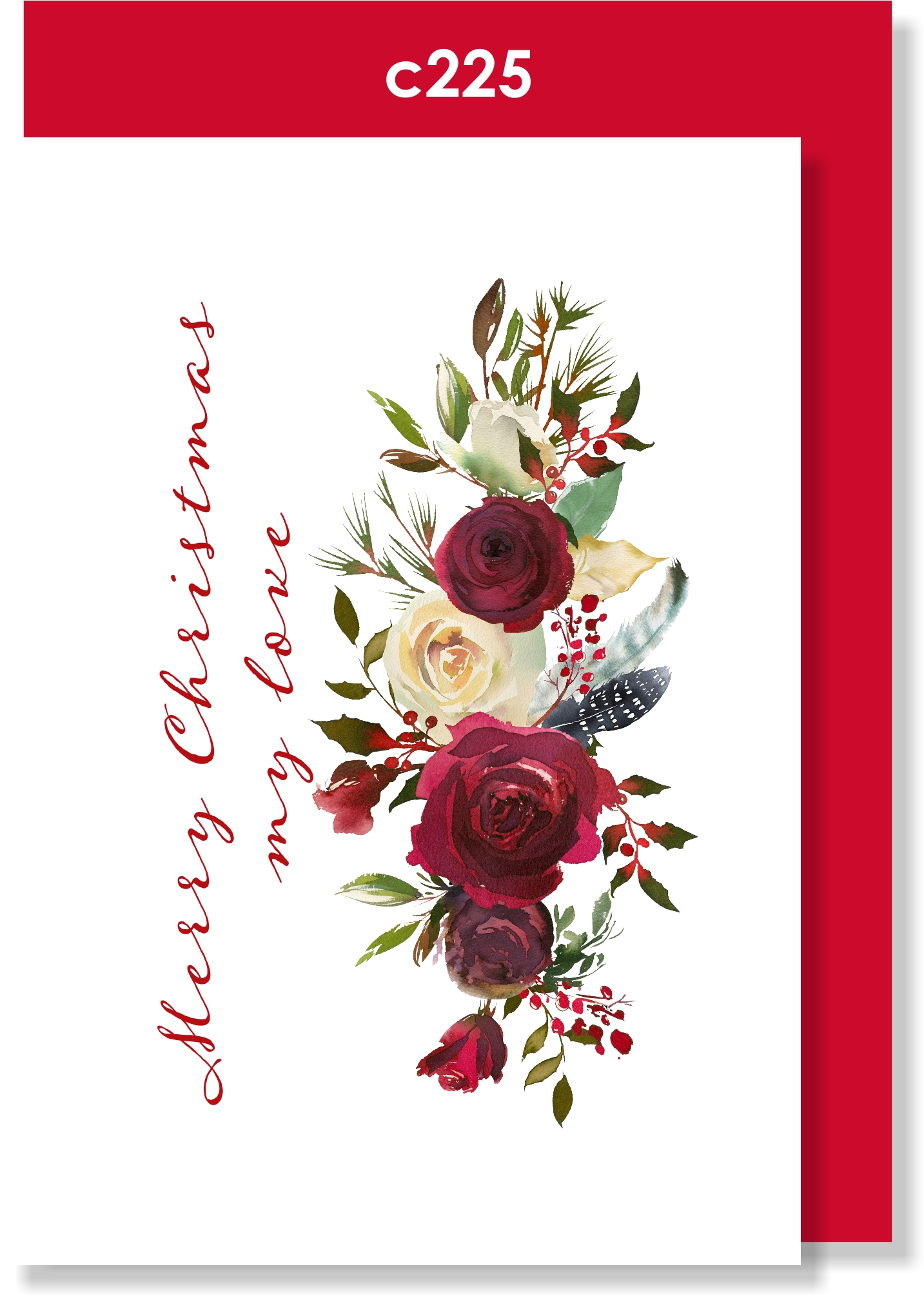 Handmade card, Christmas card