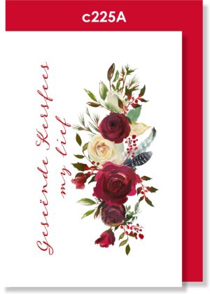 Handmade card, Kersfees kaartjie