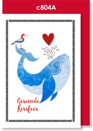Handmade card, Kersfees kaartjie