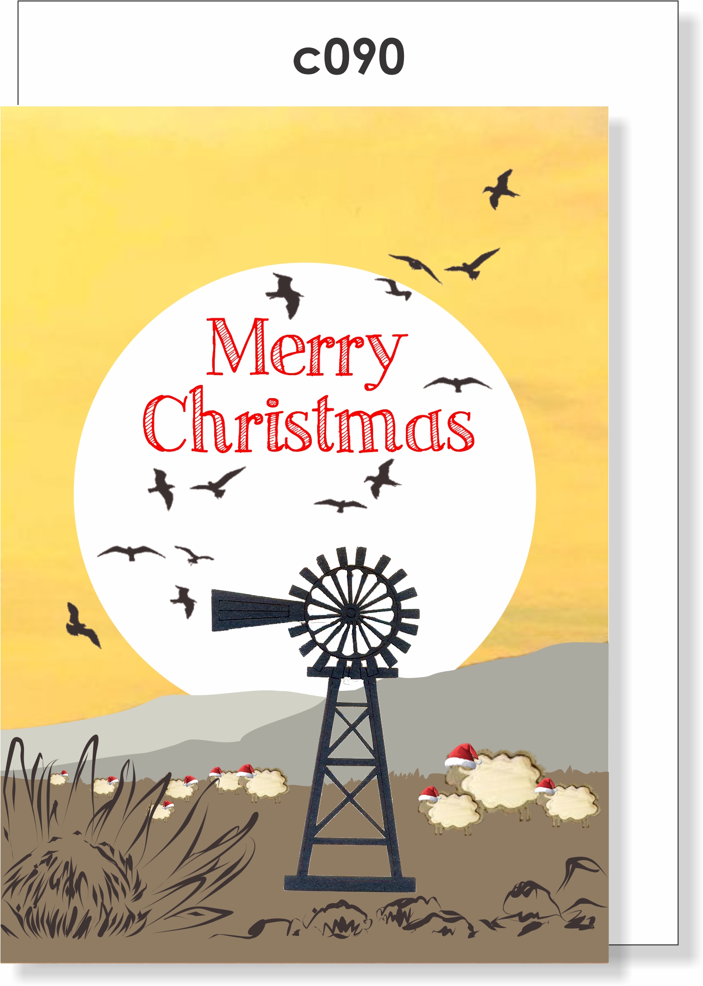 Handmade card, Christmas card, South Africa