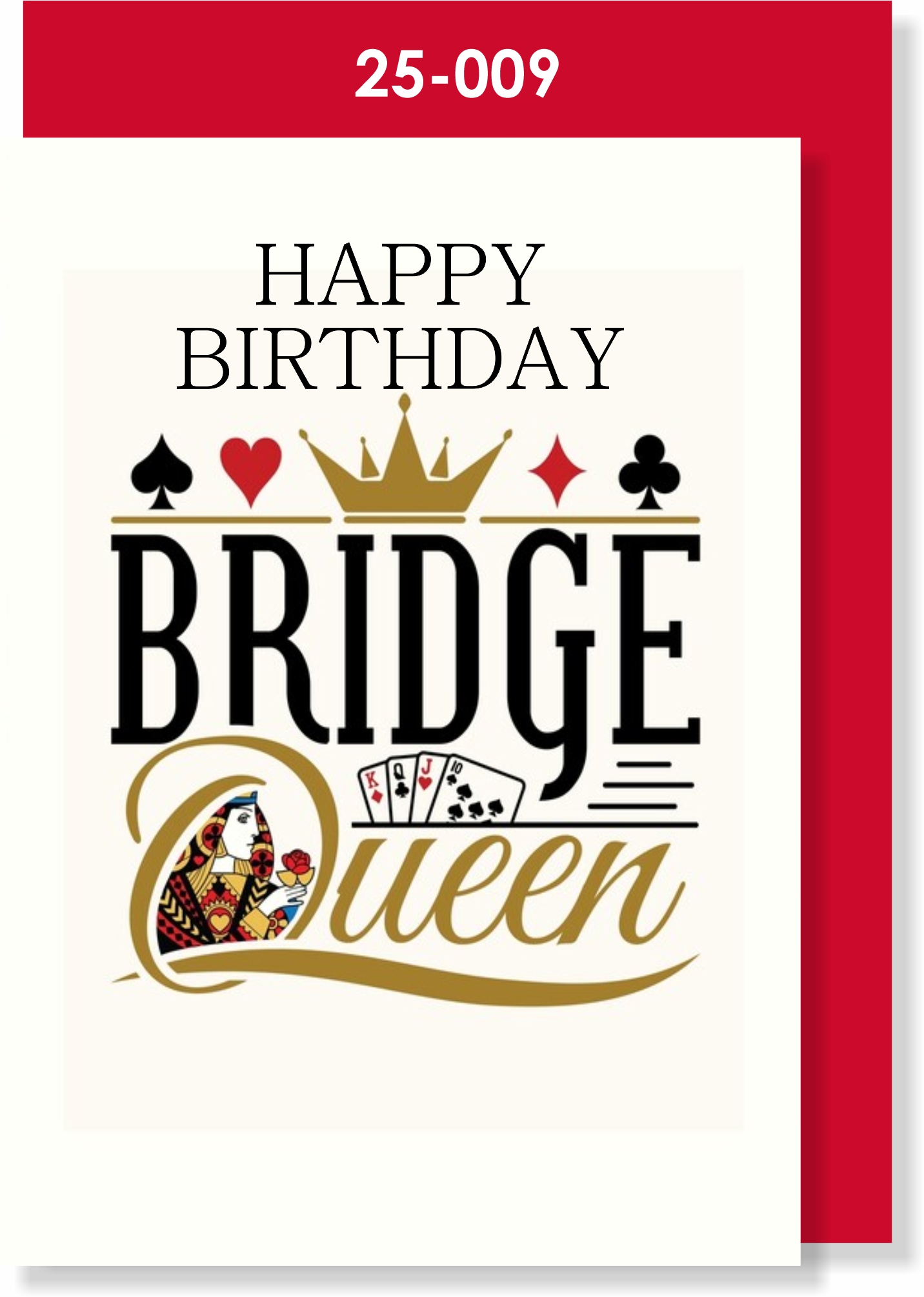 Handmade card, Bridge, Playing Cards