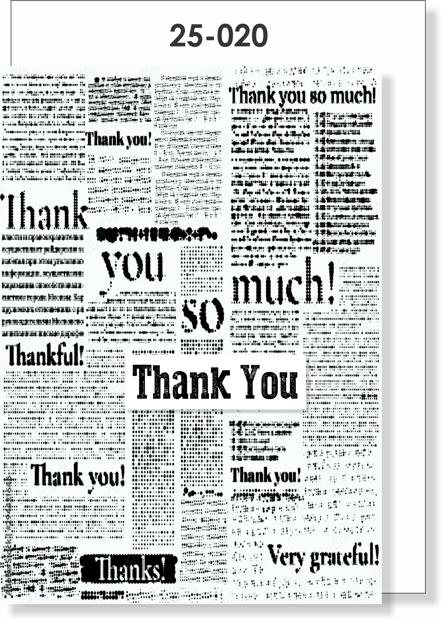 Handmade Card, Newspaper